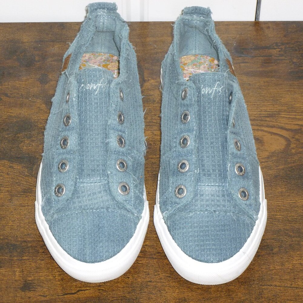 Blowfish Malibu Slip-on Sneakers in Blue Jean Fabric